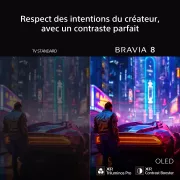 Image : TV SONY Bravia 8 K-77XR80 OLED 77'
