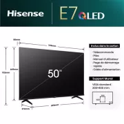 Image : TV HISENSE 50E7NQ 50'