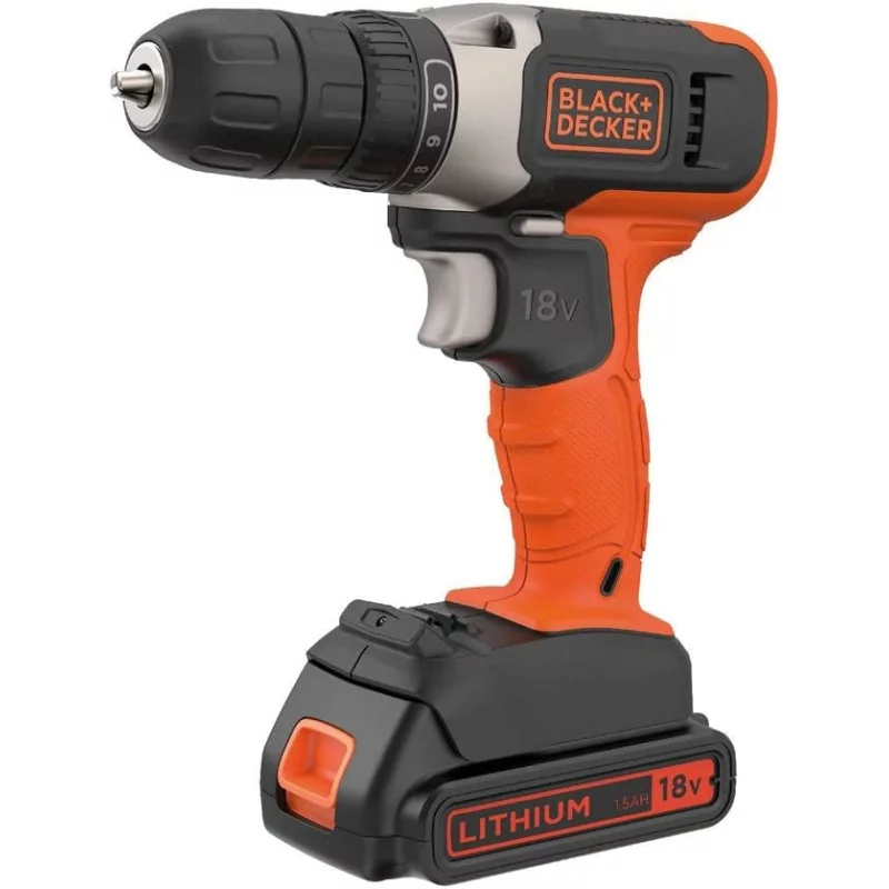 Image : BLACK+DECKER BCD001C1-QW Perceuse-visseuse