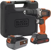 Black+Decker BCD003MEM2K-QW Perceuse a Percussion sans Fil