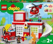LEGO DUPLO Ma ville - La caserne et l’helicoptere des pompiers - 10970