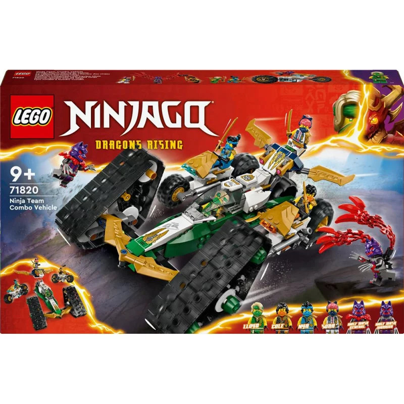 Image : LEGO NINJAGO 71820 Le vehicule combine de l’equipe des ninjas