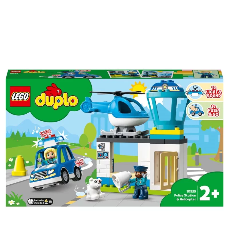 Image : LEGO DUPLO 10959- Le commissariat et l’helicoptere de la police