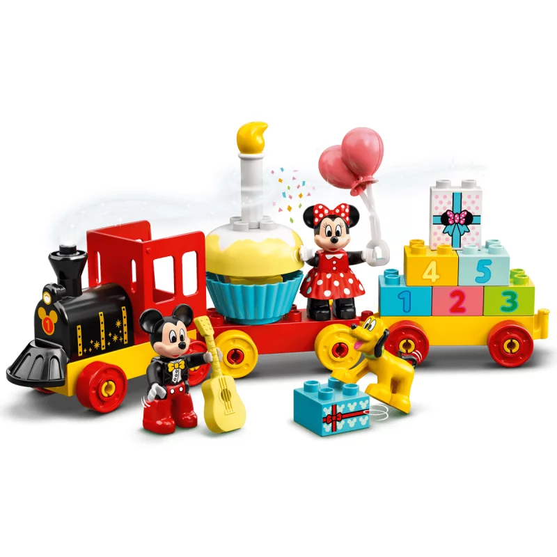 Image : LEGO 10941 DUPLO Disney - Le train d’anniversaire de Mickey et Minnie - 10941