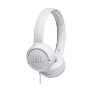 JBL Tune500 - Casque supra-auriculaire avec fil Blanc