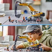 Image : LEGO City 60420 La pelleteuse de chantier jaune