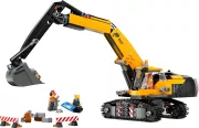Image : LEGO City 60420 La pelleteuse de chantier jaune