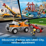 Image : LEGO City 60420 La pelleteuse de chantier jaune