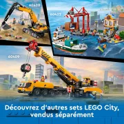 Image : LEGO City 60420 La pelleteuse de chantier jaune