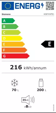 Image : SIEMENS KI87VVFE1 réfrigérateurs