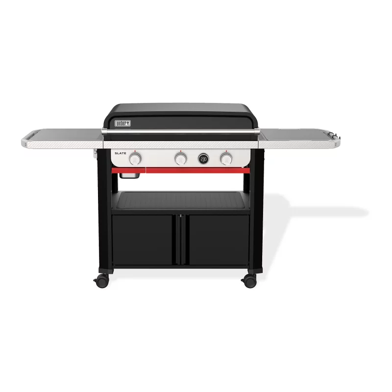 Image : Plancha gaz WEBER 76 cm sur chariot