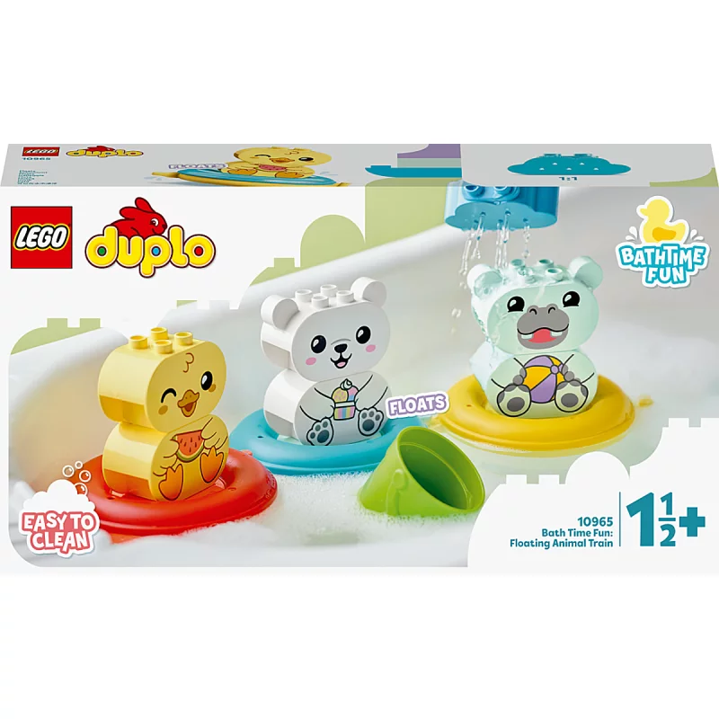 Image : LEGO DUPLO 10965 Jouet de bain: le train flottant des animaux