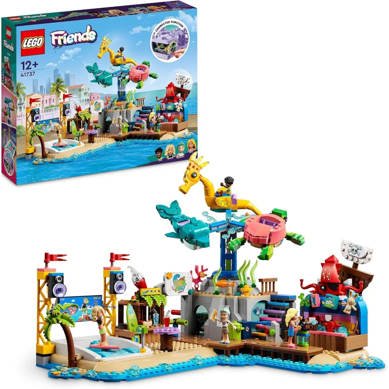 Image : LEGO Friends 41737 Le parc d'attractions a la plage