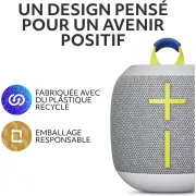 Image : Ultimate Ears Wonderboom 4 Bluetooth Blanc Enceinte