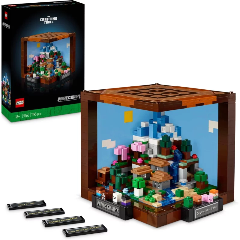 Image : LEGO Minecraft  21265 L'etabli