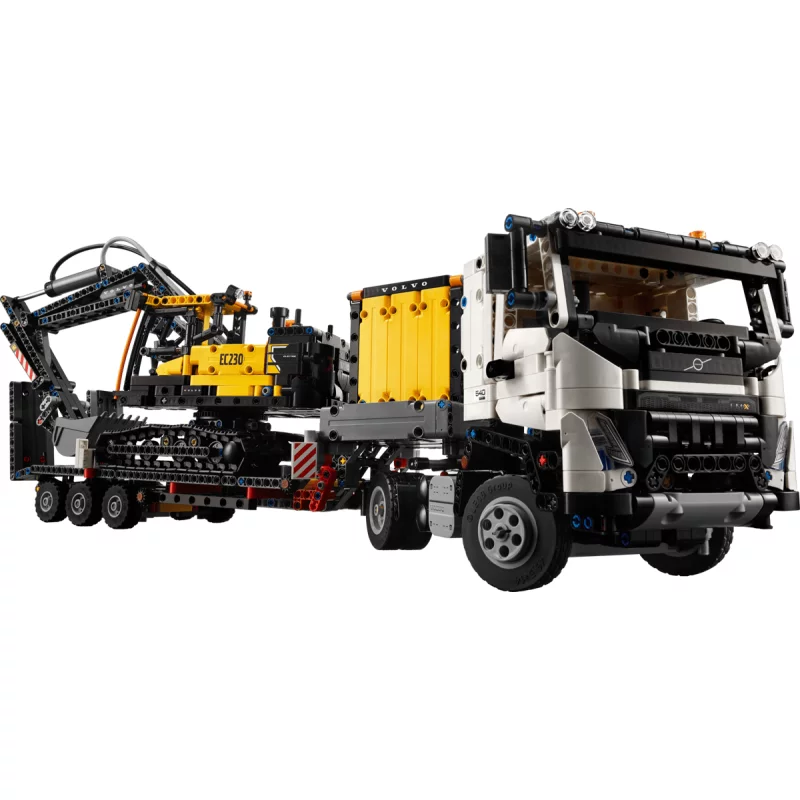 Image : LEGO Technic 42175 Camion Volvo FMX et pelleteuse electrique EC230