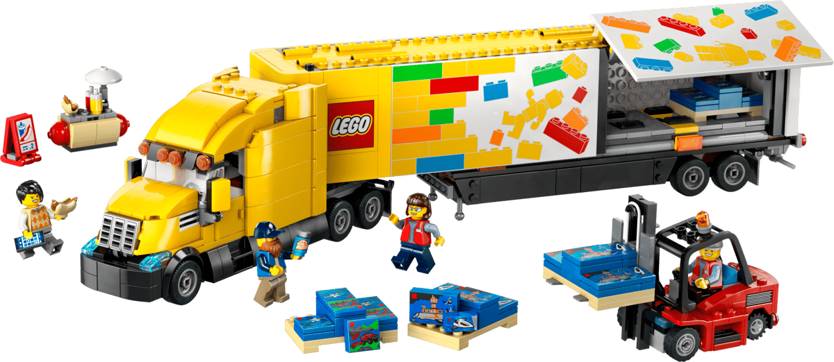 Image : LEGO City 60440 Le camion de livraison jaune