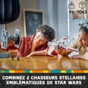 Image : LEGO Star Wars 75393 TIE Fighter et X-Wing a combiner