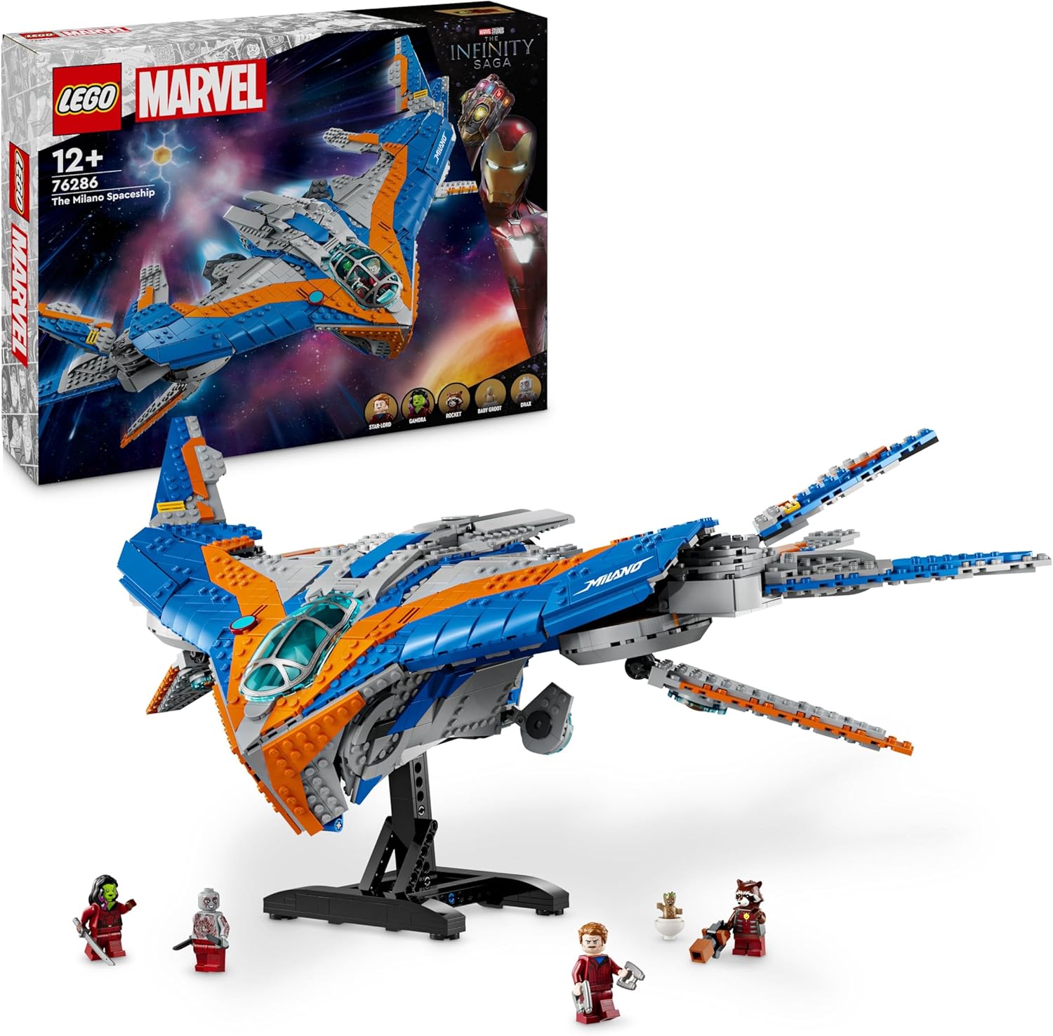 Image : LEGO Marvel 76286 le vaisseau Milan