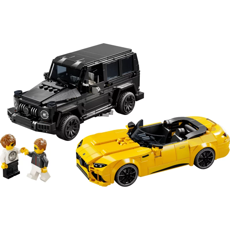 Image : LEGO Speed Champions 76924 Mercedes-AMG G 63 et Mercedes-AMG SL 63