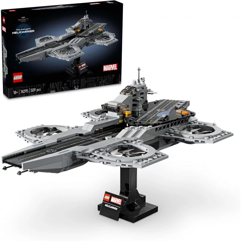 Image : LEGO Marvel 76295 L'heliporteur des Avengers