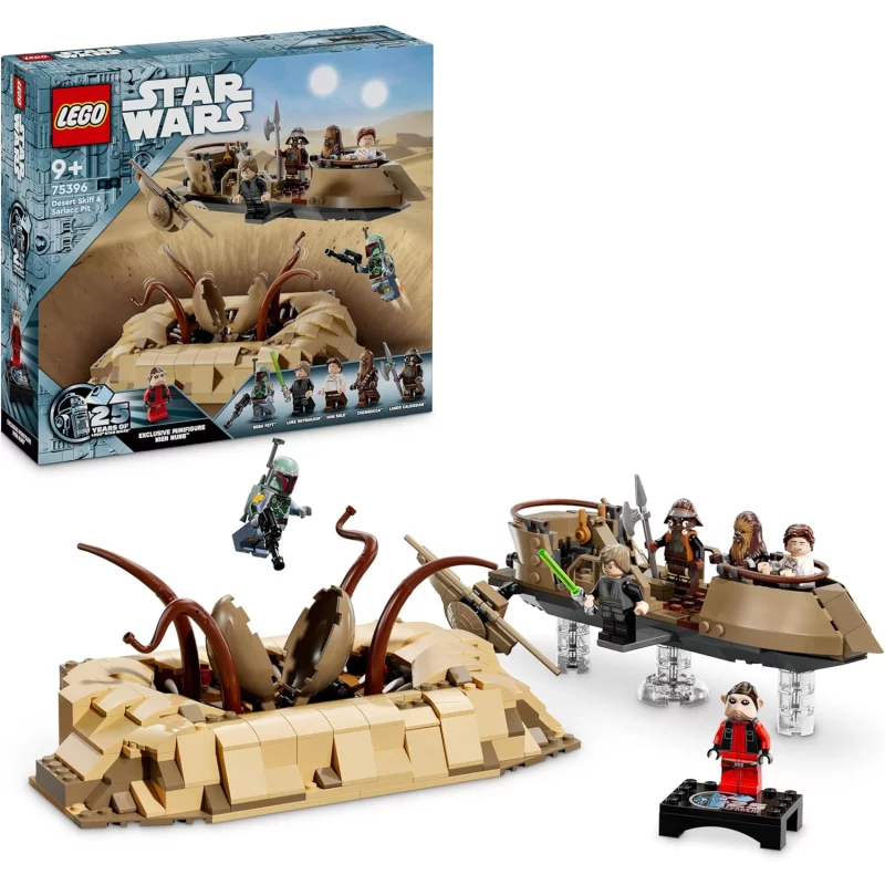 Image : LEGO Star Wars 75396 L'esquif du desert et la fosse du Sarlacc