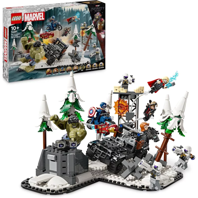 Image : LEGO Marvel 76291 Avengers Rassemblement: L'ere d'Ultron