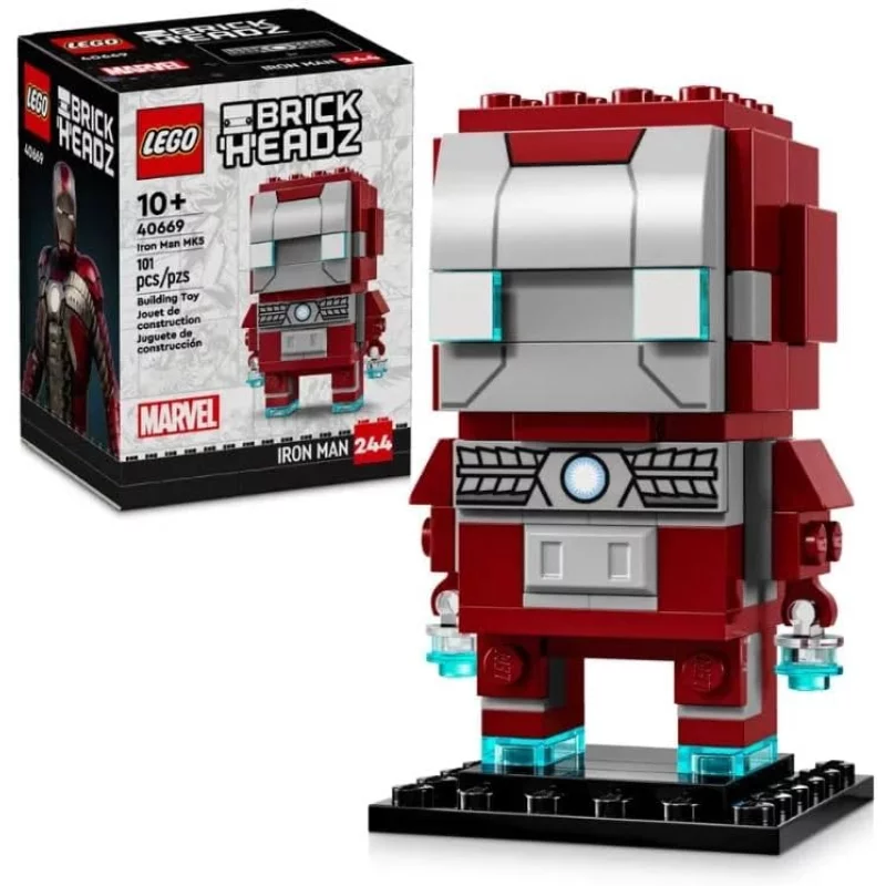 Image : LEGO Marvel 40669 Figurine d'Iron Man MK5
