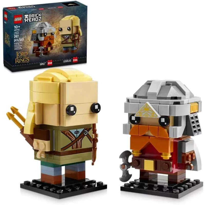 Image : LEGO BrickHeadz 40751 Legolas et Gimli