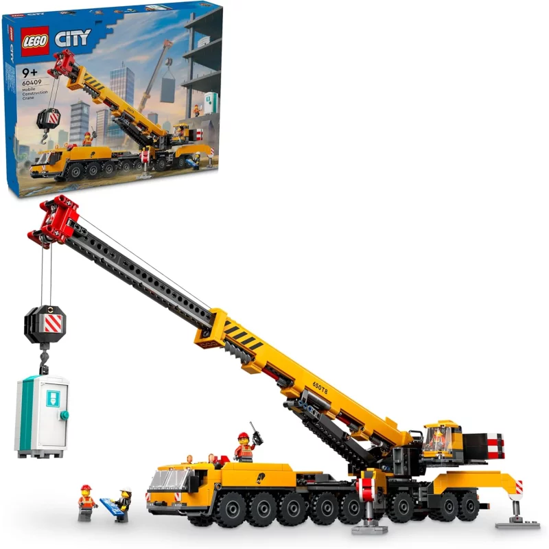 Image : LEGO City 60409 La grue de chantier mobile jaune