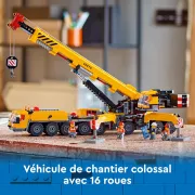 Image : LEGO City 60409 La grue de chantier mobile jaune