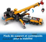 Image : LEGO City 60409 La grue de chantier mobile jaune