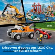 Image : LEGO City 60409 La grue de chantier mobile jaune