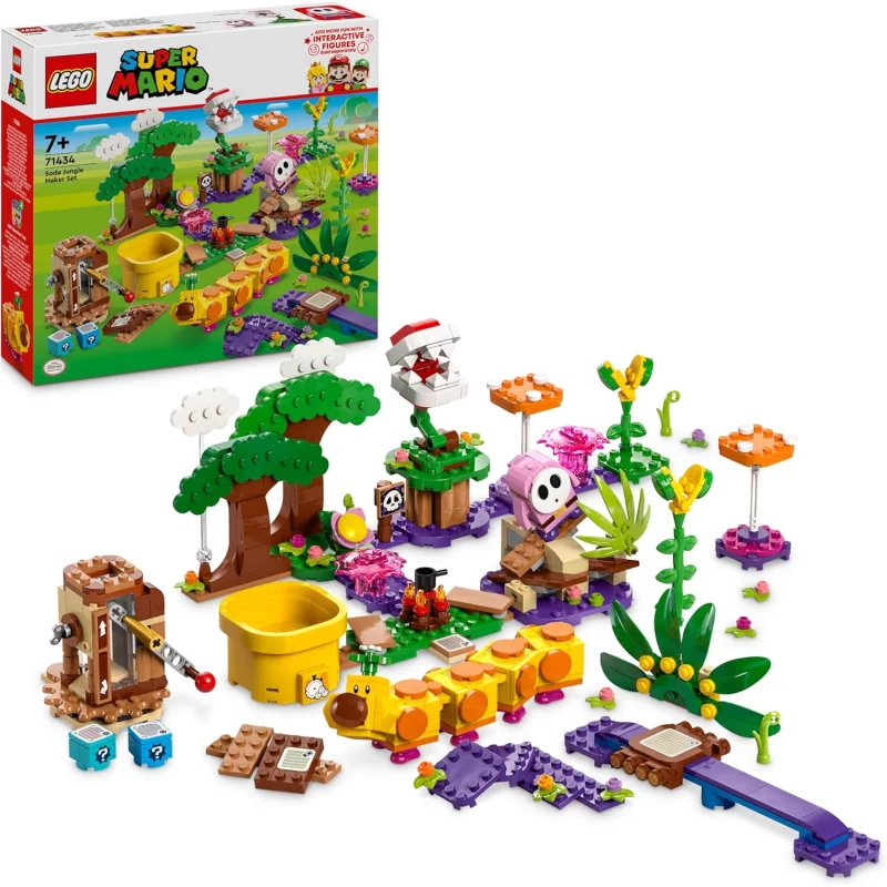 Image : LEGO Super Mario 71434 Set de createur jungle Cassis
