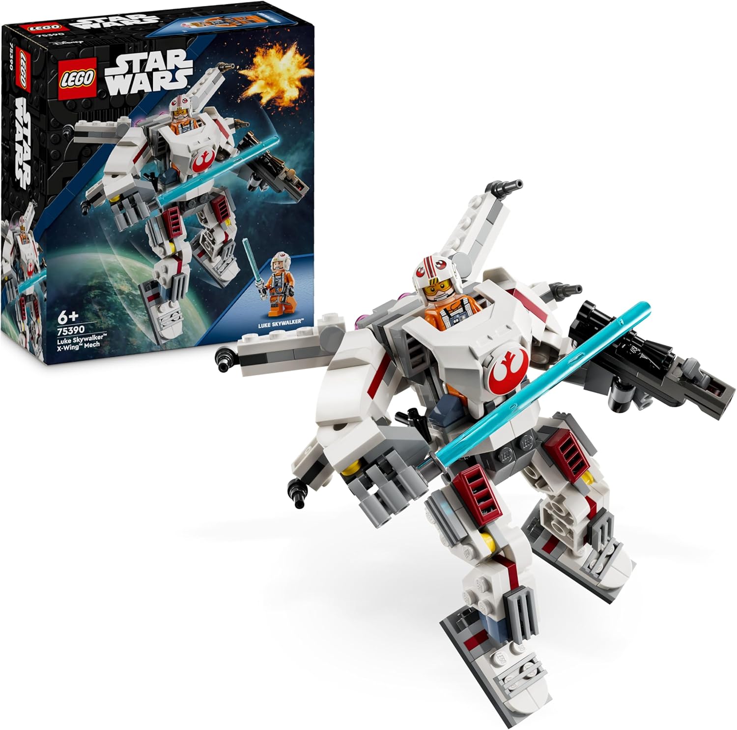 Image : LEGO Star Wars 75390 Le robot X-Wing de Luke Skywalker