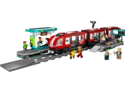 LEGO City 60423 Le tramway et la station du centre-ville