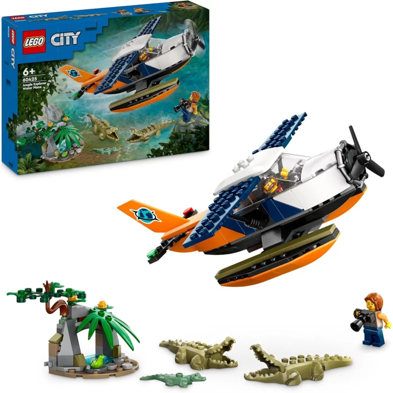 Image : LEGO City 60425 L'hydravion de l'explorateur de la jungle