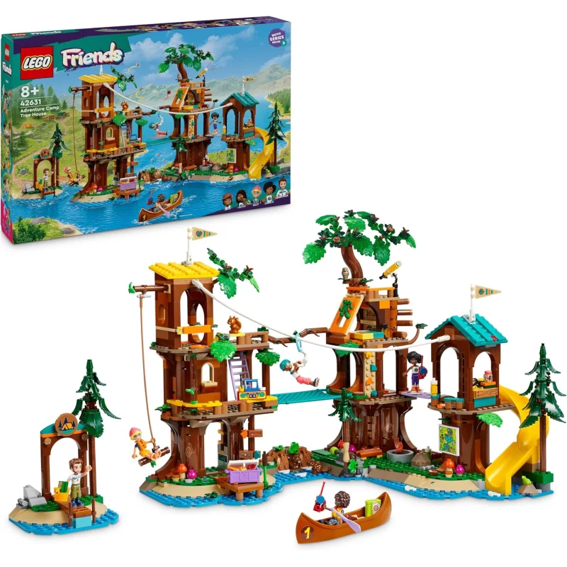 Image : LEGO Friends 42631 La cabane dans l'arbre de la base de loisirs