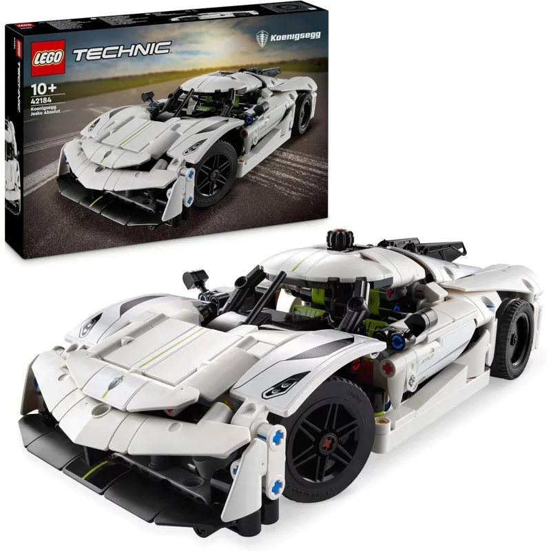 Image : LEGO Technic 42184 Hypercar Koenigsegg Jesko Absolut blanche