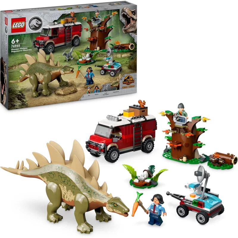 Image : LEGO Jurassic World 76965 Missions dinosaures: la decouverte du stegosaure
