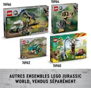 Image : LEGO Jurassic World 76965 Missions dinosaures: la decouverte du stegosaure