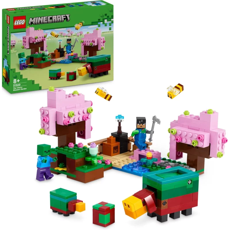 Image : LEGO Minecraft 21260 Le jardin des cerisiers en fleurs