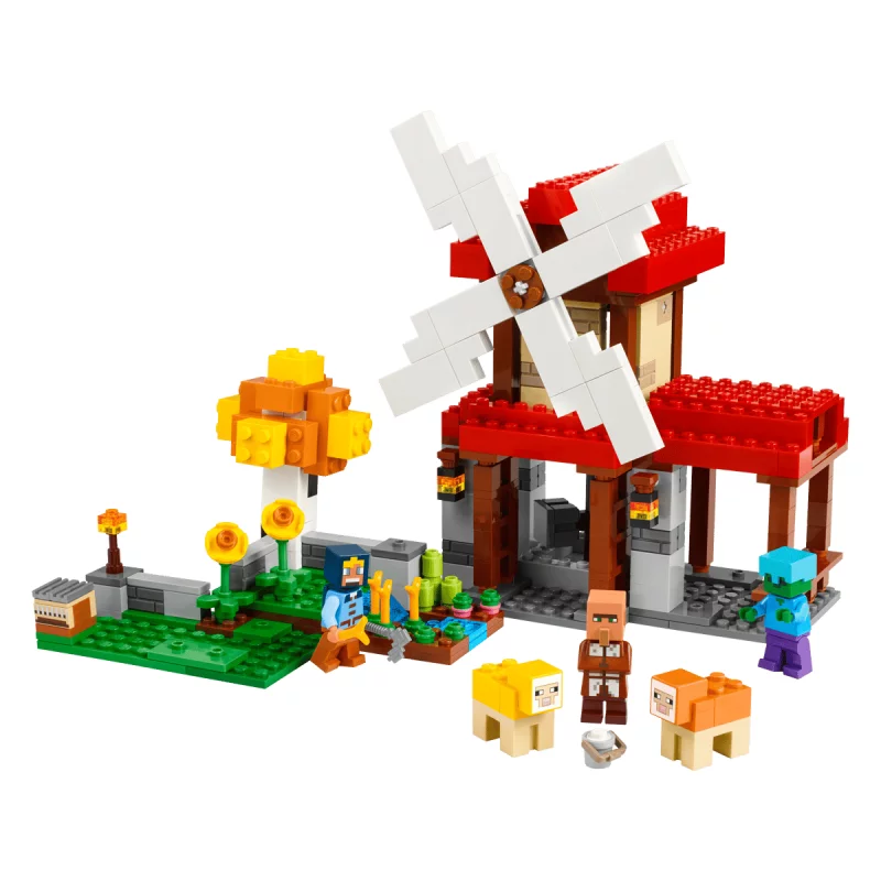 Image : LEGO Minecraft  21262 La ferme du moulin
