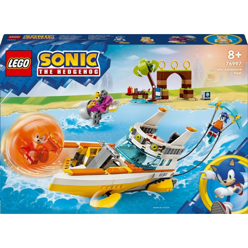 Image : LEGO Sonic 76997 Le bateau d'aventures de Tails