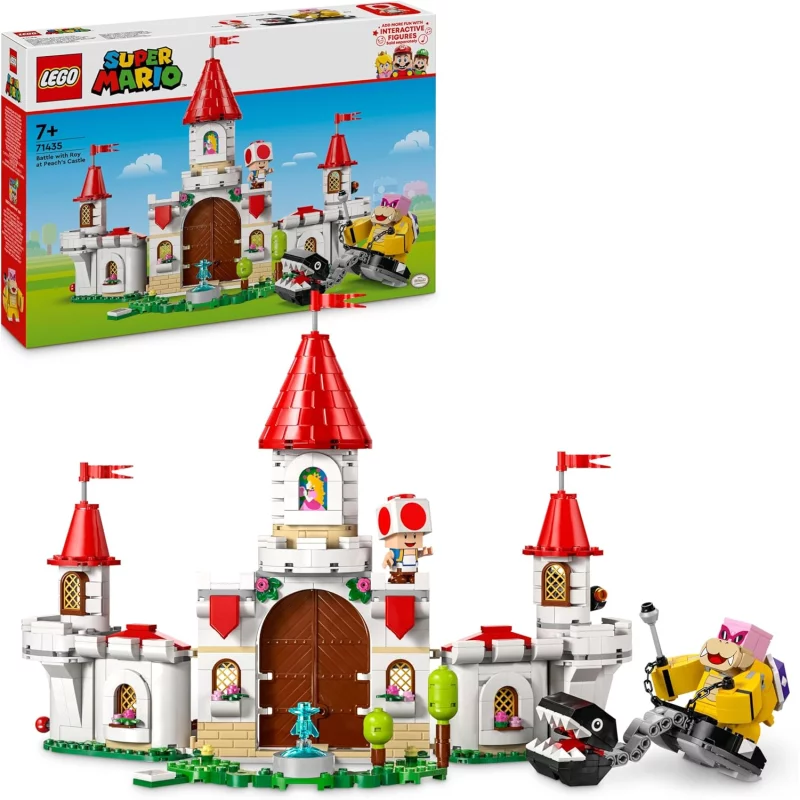 Image : LEGO Super Mario 71435 Combat contre Roy au chateau de Peach