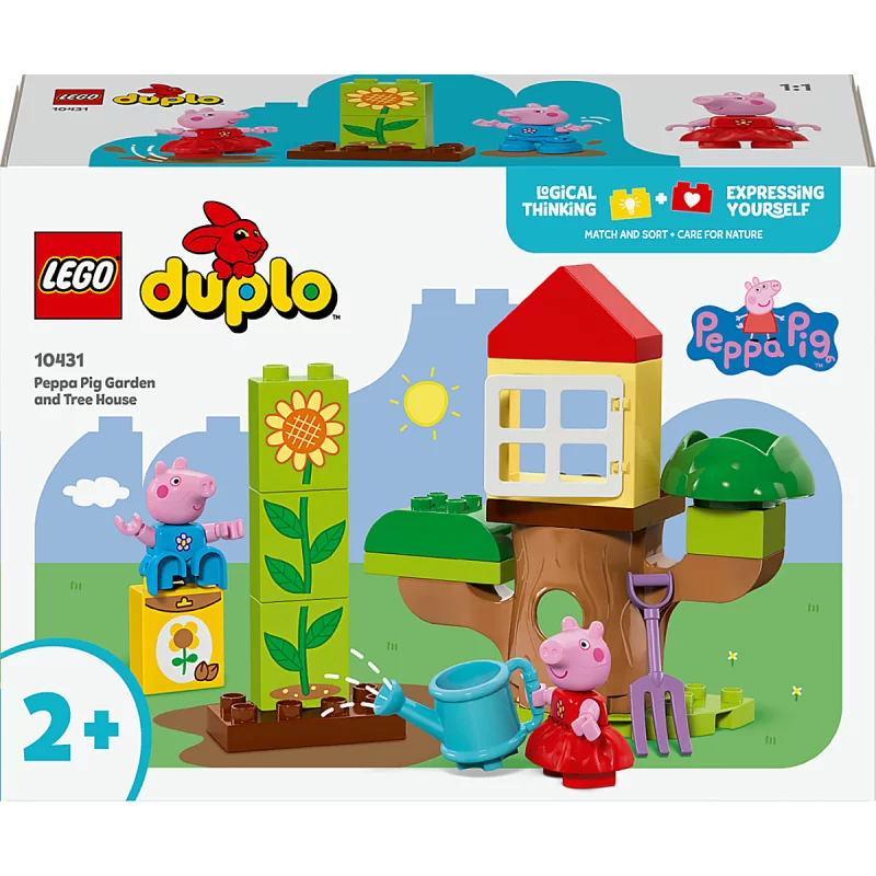 Image : LEGO DUPLO Peppa Pig 10431 Le jardin et la cabane dans l'arbre de Peppa Pig
