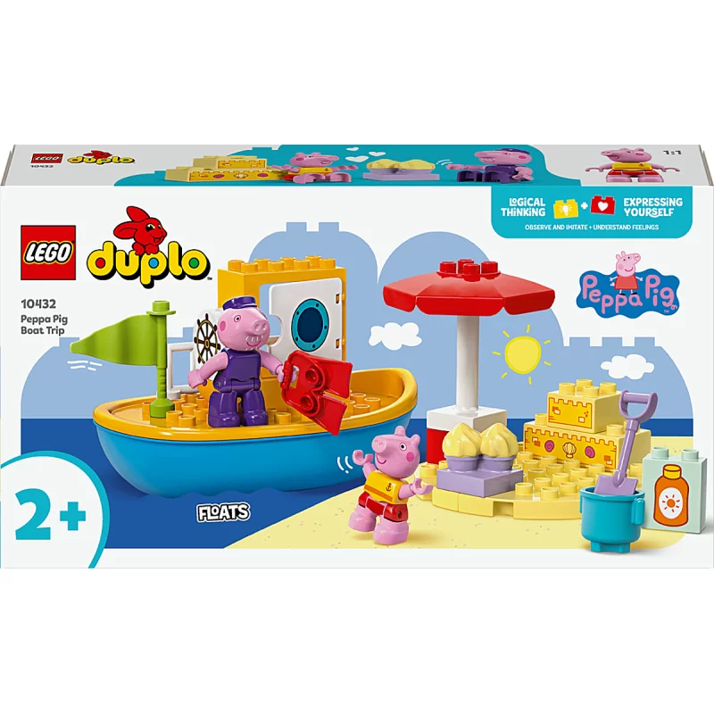 Image : LEGO 10432 DUPLO Peppa Pig Le voyage en bateau de Peppa Pig