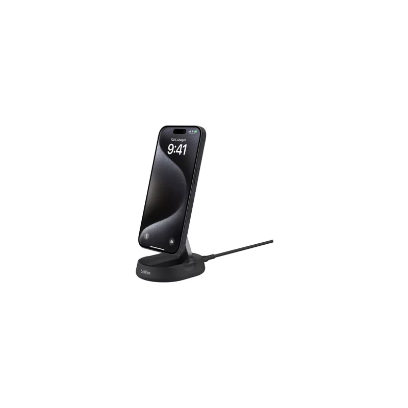 Image : Chargeur secteur BELKIN support recharge 15W 2 en 1 pliable