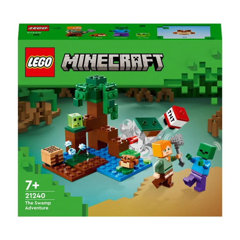 Image : LEGO Minecraft  21240 Aventures dans le marais