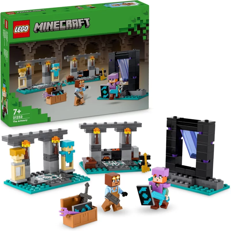 Image : LEGO Minecraft  21252 L'armurerie